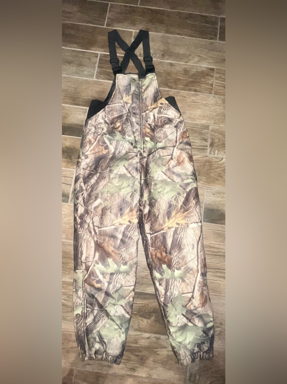 Woolrich Youth Camo hunting bib overalls